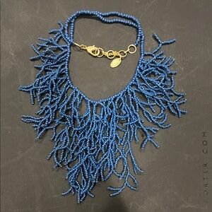 Amrita Singh Vibrant Blue Beaded Necklace